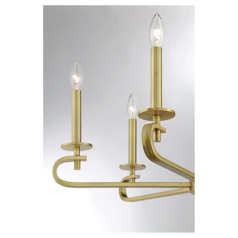 Savoy House Torino 6 Light 28" Wide Taper Candle Chandelier