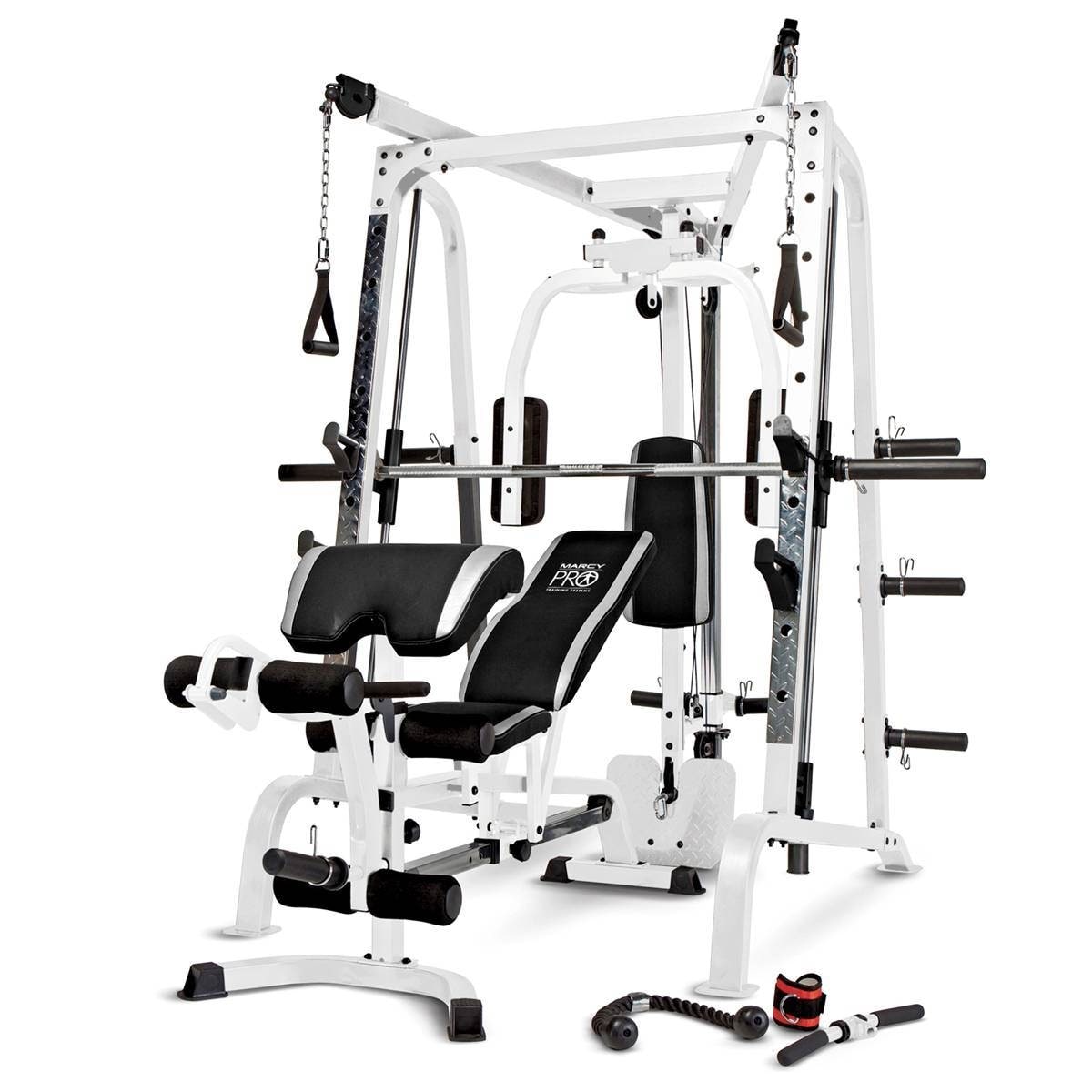 https://ak1.ostkcdn.com/images/products/is/images/direct/ecd66cd79471d4230294d0f86e36440f6c9aa7f9/Marcy-Pro-Smith-Cage-Workout-Machine-Total-Body-Training-Home-Gym-System%2C-White.jpg