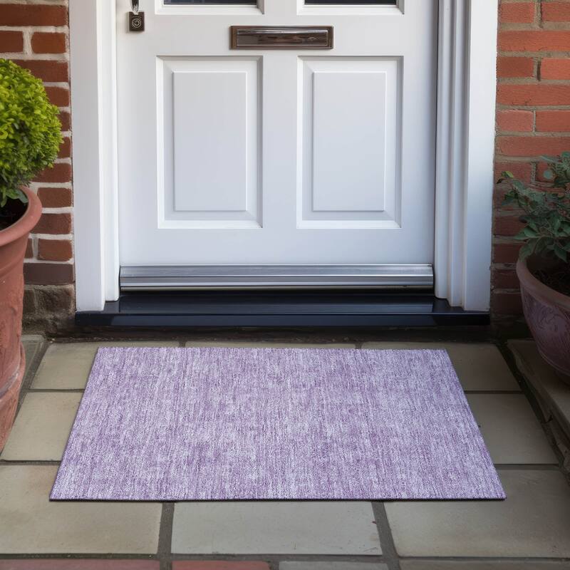 Machine Washable Indoor/ Outdoor Chantille Traditional Floral Rug