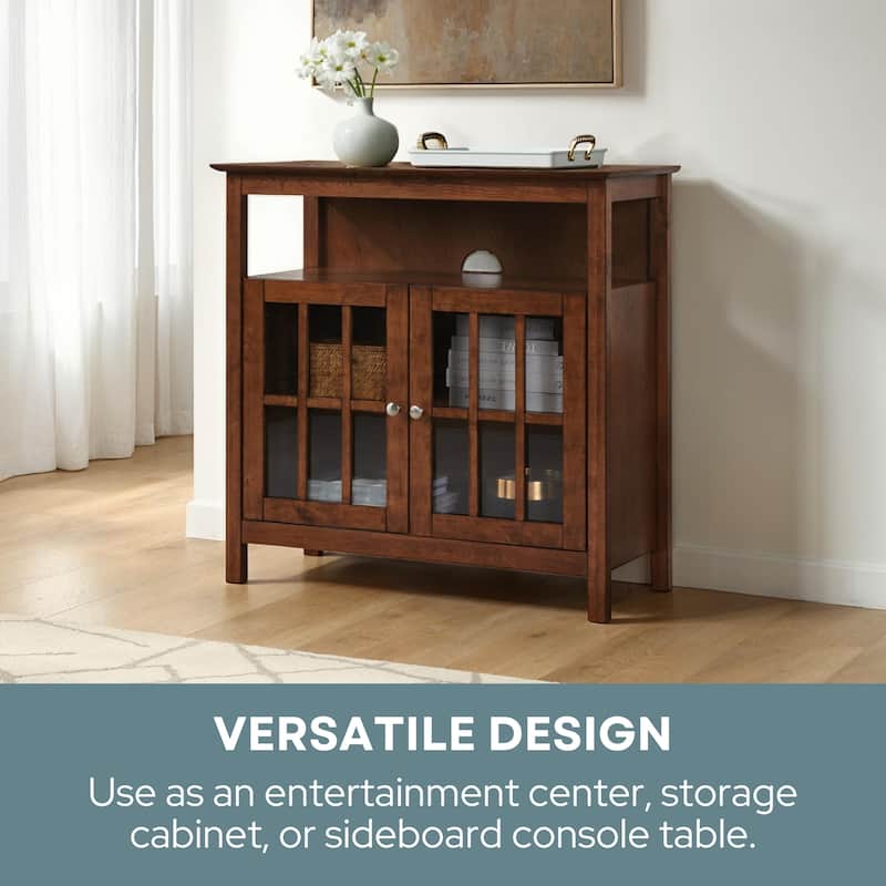 Convenience Concepts Big Sur Highboy 40 inch TV Stand with Storage Cabinets