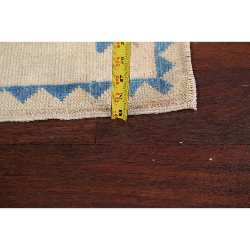 Set Of 2 Anatolian Turkish Oriental Area Rug Hand-knotted Wool Carpet - 1'9" x 2'2" Square