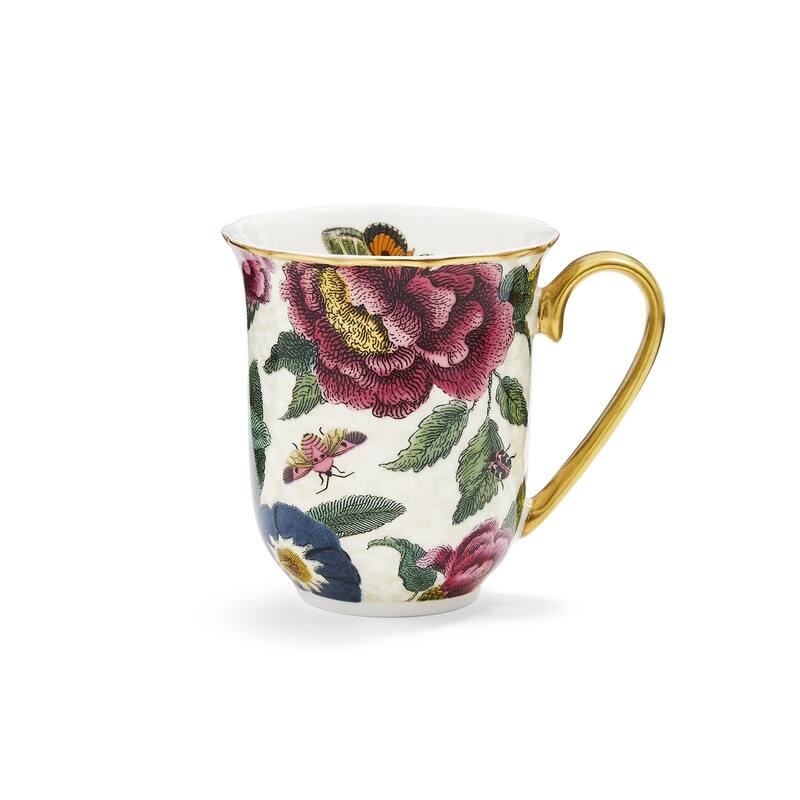 Spode Creatures of Curiosity Mug - Cream and Floral