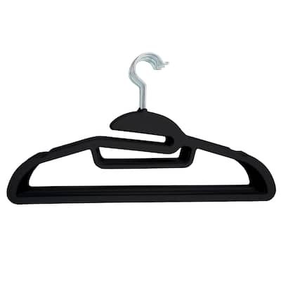Simplify 24 Pack Ultimate Hanger in Black - 16.125"x 9"x .1875"