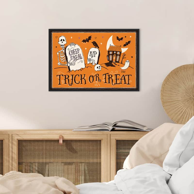 Amanti Art Spooktacular XI Framed Canvas Wall Art