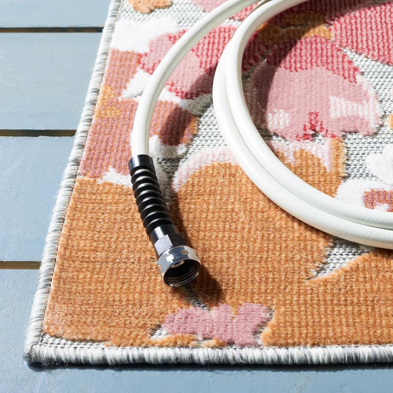 SAFAVIEH Cabana Evtimiya Indoor/ Outdoor Waterproof Transitional Rug