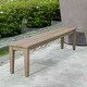 preview thumbnail 5 of 8, Uttermost Forsyth Dark Gray Outdoor Bench