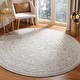 preview thumbnail 49 of 70, SAFAVIEH Reflection Gyda Modern Oriental Rug 6'7" Round - Beige/Cream - Round