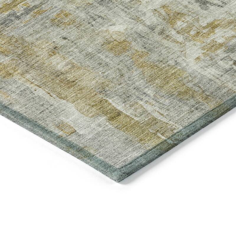 Machine Washable Indoor/ Outdoor Muted Ombre Chantille Rug