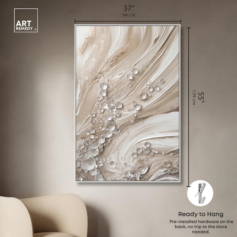 Viscous Veils III Canvas by Art Remedy
