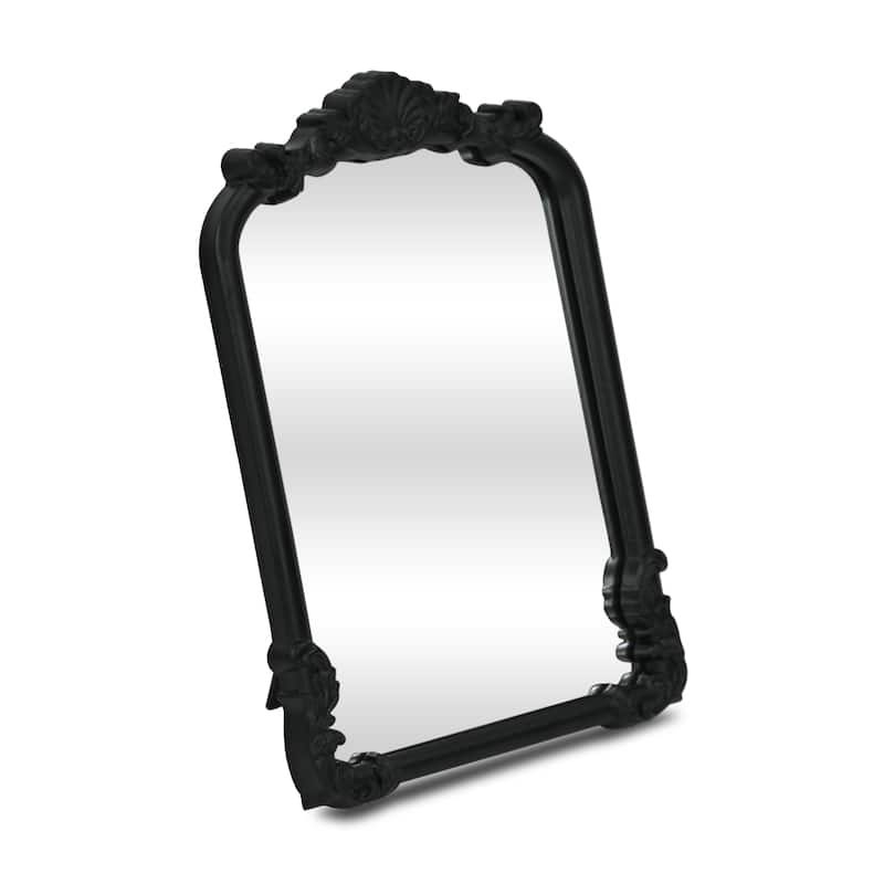 Briseis 11.75" Ornate Table Mirror - N/A - Black