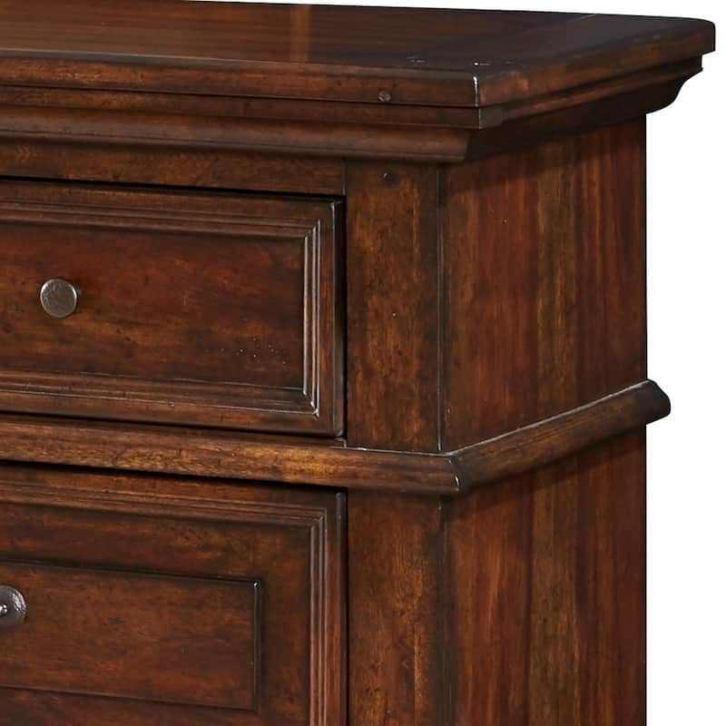 Lakewood Distressed Wood Dresser with Optional Mirror