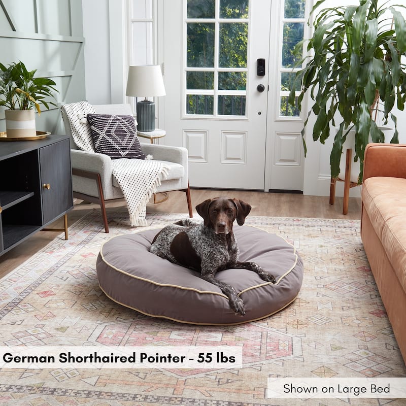 Scout Round Reversible Pillow Dog Bed