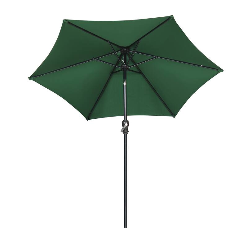 Ainfox 7.5ft Patio Umbrella Outdoor Umbrella Tilt Multi-color Without Base