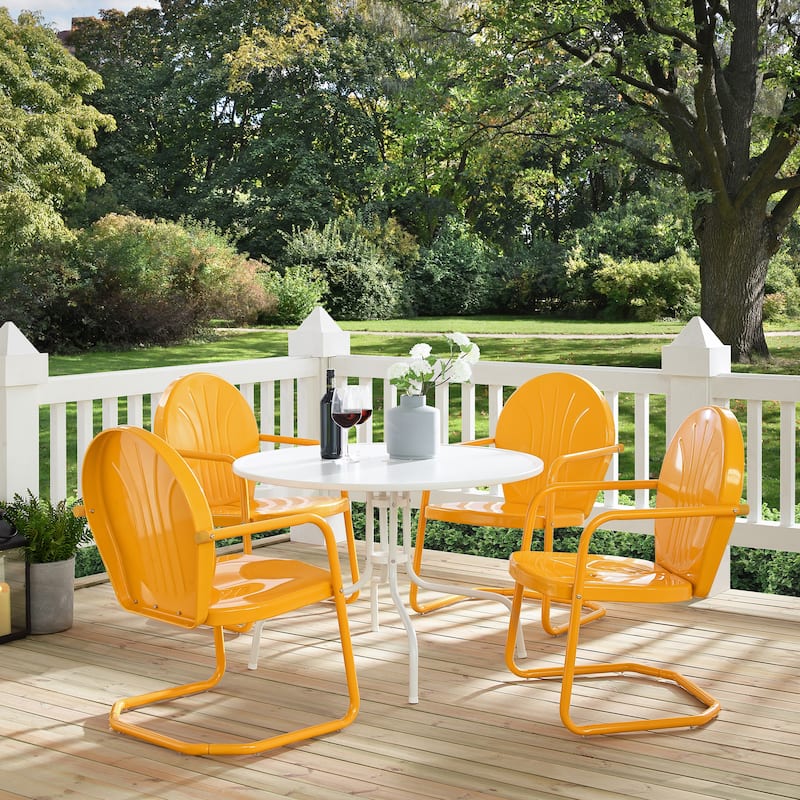 Crosley Griffith 5-piece Metal Outdoor Dining Set - N/A