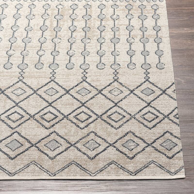 Livabliss Quince Bohemian Machine Washable Area Rug
