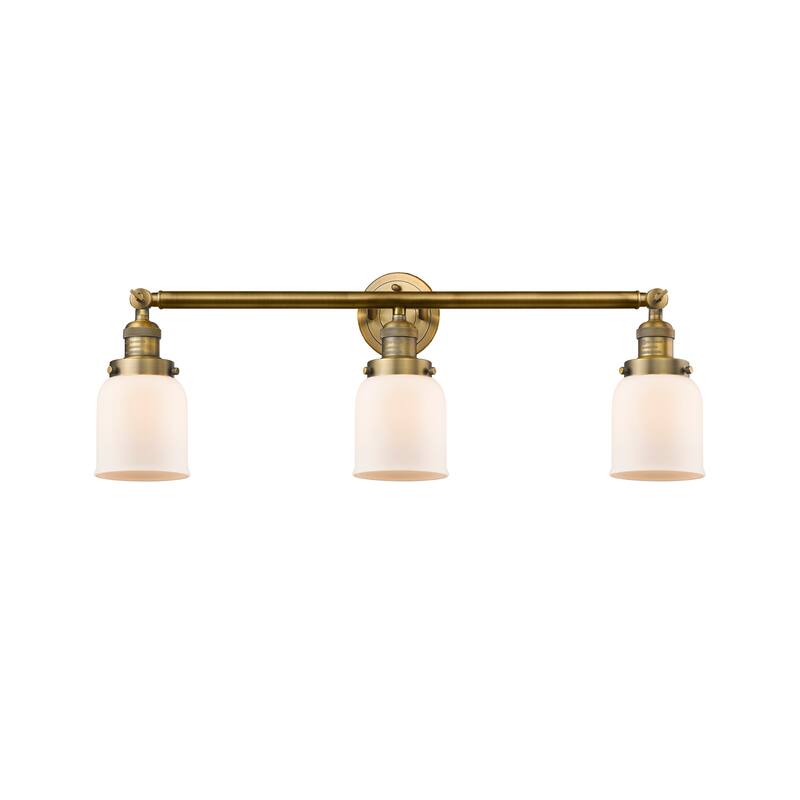 Innovations Lighting Small Bell 3 Light 30" Wide Bathroom Vanity Light