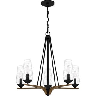 Rochester 5-Light Matte Black Chandelier - Bed Bath & Beyond - 40402665