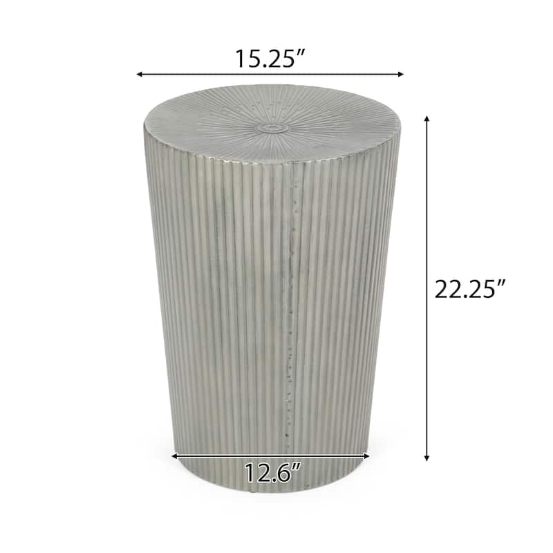 Langseth Iron Sunburst Side Table by Christopher Knight Home