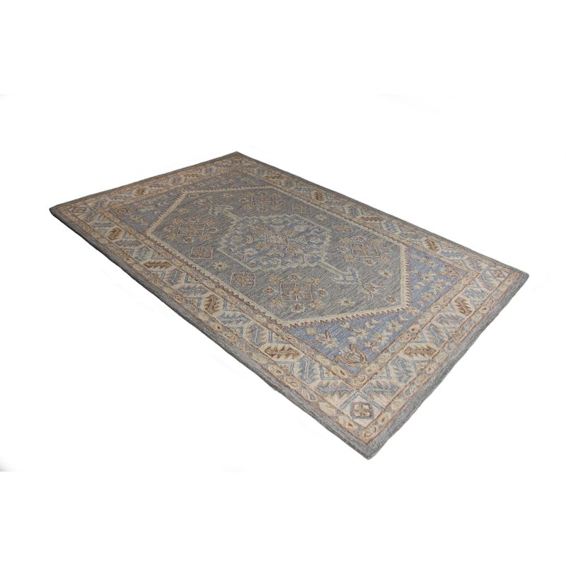 Bashian Narcisssa Grey Transitional Area Rug