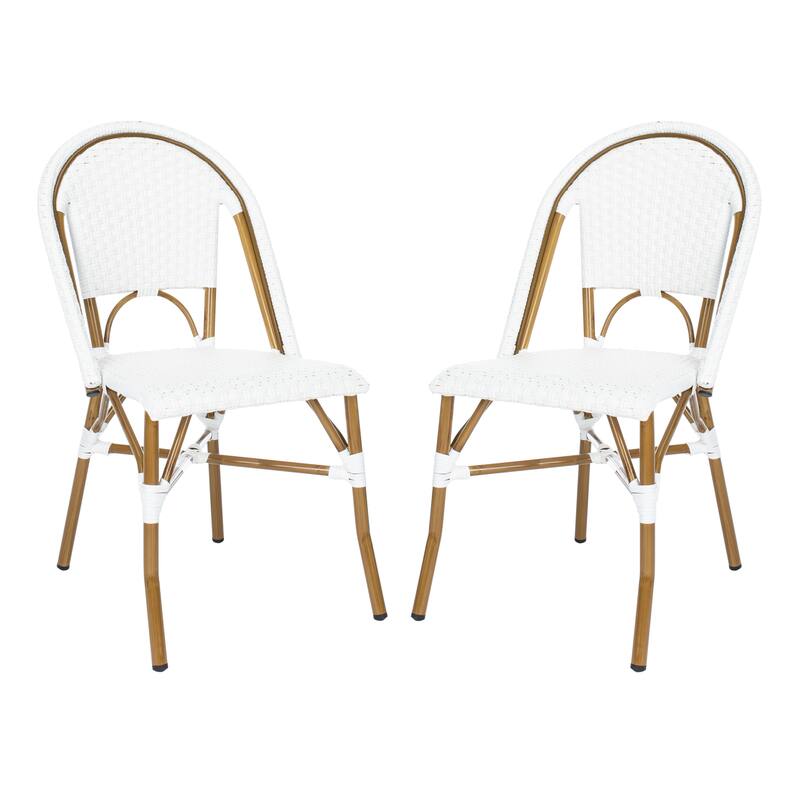 SAFAVIEH Marolyn Stackable Dining Chair (Set of 2) - 18Wx22Dx35H