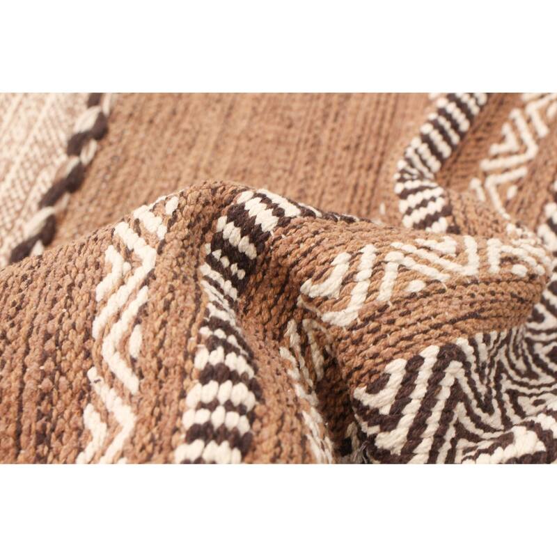ECARPETGALLERY Arizona Flat-weave Wool Kilim Area Rug