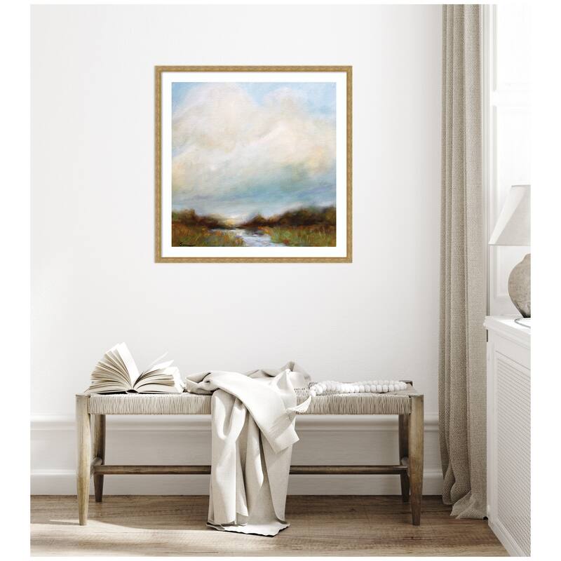 Kate and Laurel Tranquility by Mary Sparrow Framed Wall Art Print