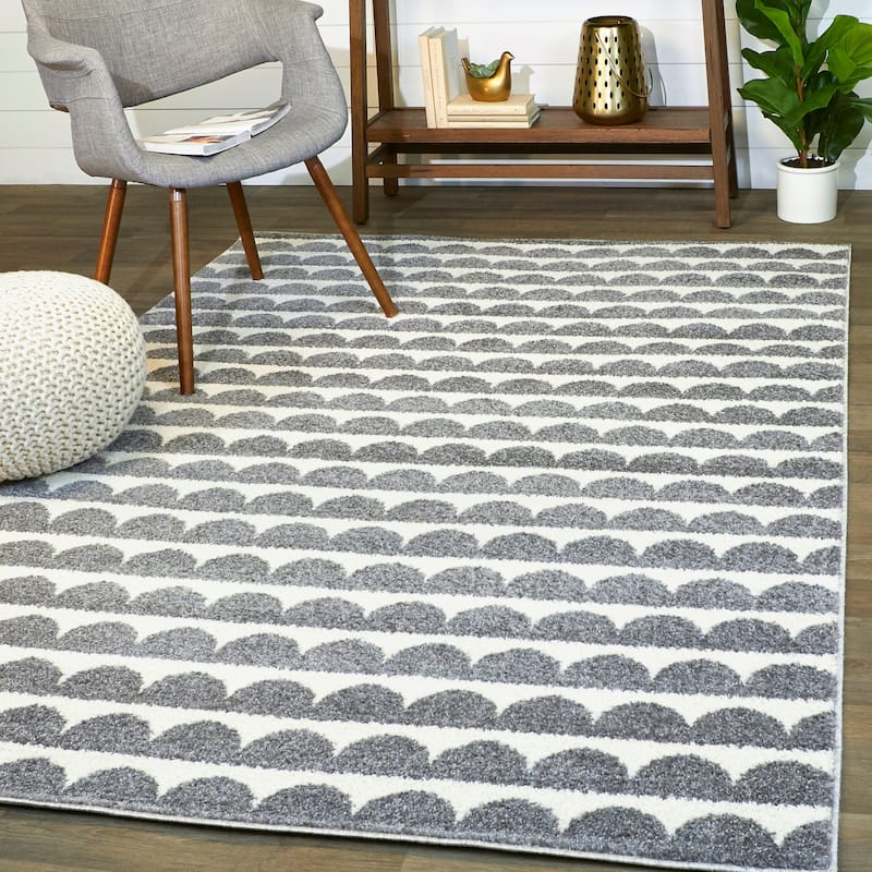 Palmer Modern Striped Area Rug