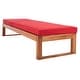 preview thumbnail 3 of 16, SAFAVIEH Solano Outdoor Solid Wood Chaise Lounge Chair - 24.8" W x 80.9" L x 37.4" H