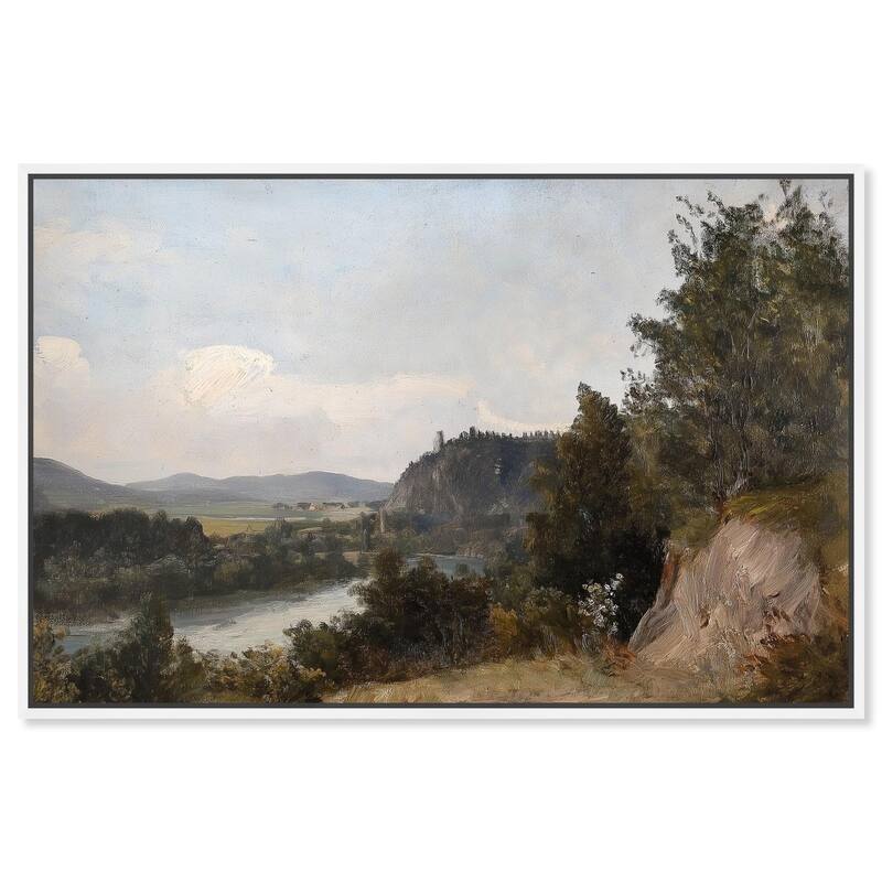 Hilltop Tower View I Canvas by Art Remedy - White - 24" x 16"