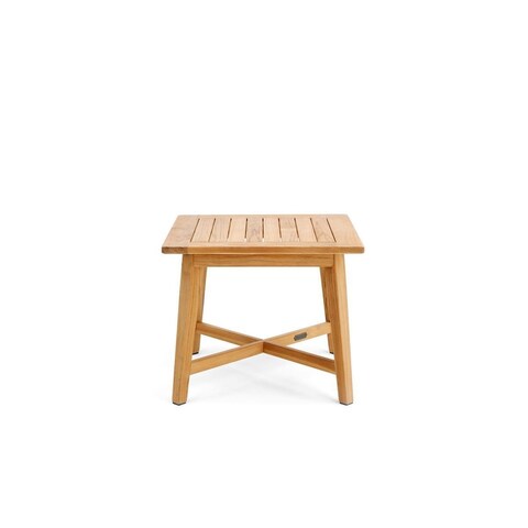 Winston All-Natural Teak Outdoor 24" Square Side Table