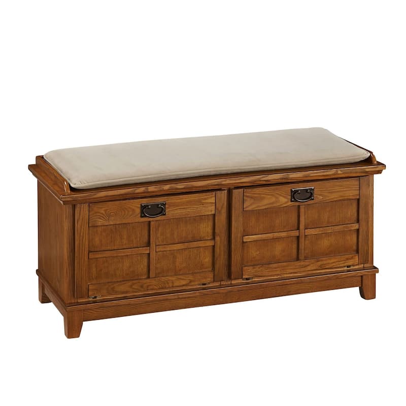The Gray Barn Old Stone Upholstered Storage Bench