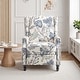preview thumbnail 29 of 91, Linen Manual Upholstered Recliner with Wood Legs
