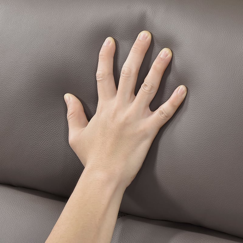 Creek 31.5" Leather Manual Swivel Glider Recliner - 360-Degree Swivel