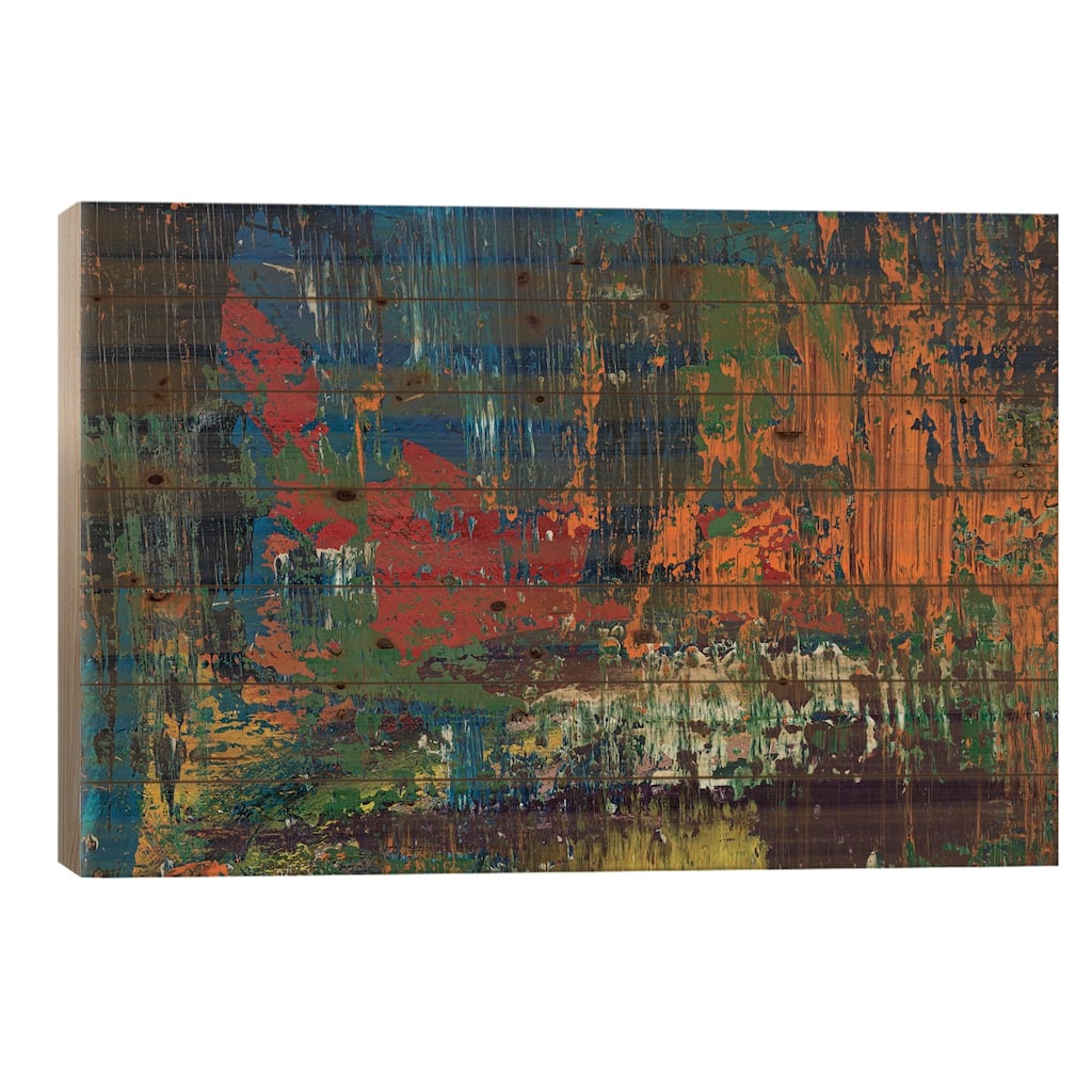 Sabotage Print On Wood by Spencer Rogers - Multi-Color