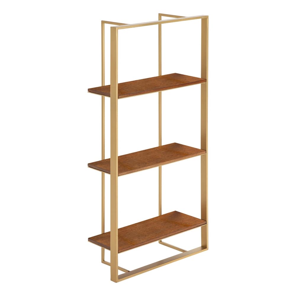 Kate and Laurel Kercheval Modern Wood Shelf