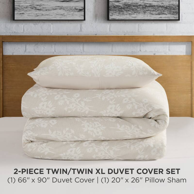 Lucky Brand Ava Floral Jacquard Duvet Cover Sets