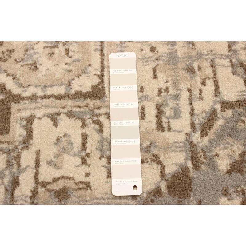 ECARPETGALLERY Machine Woven Priya Grey Area Rug