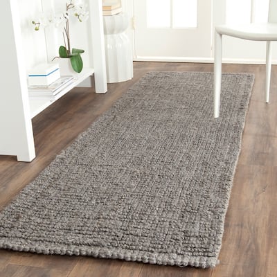 SAFAVIEH Jerneja Handmade Solid Chunky Jute Area Rug