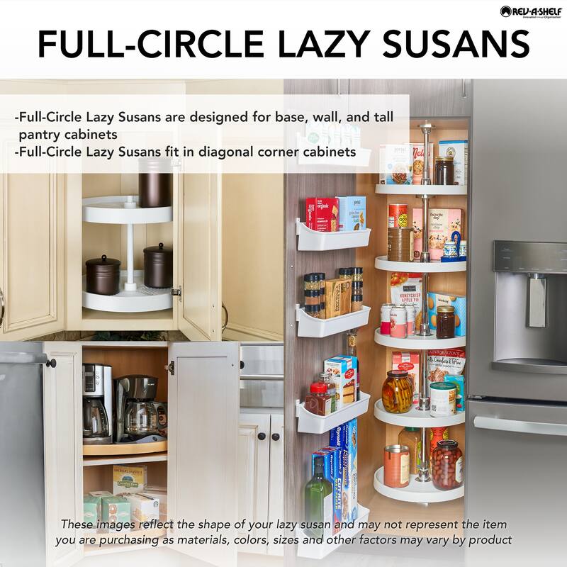 Rev-A-Shelf 6065 Series 20 Inch Full Circle 5 Shelf Lazy Susan