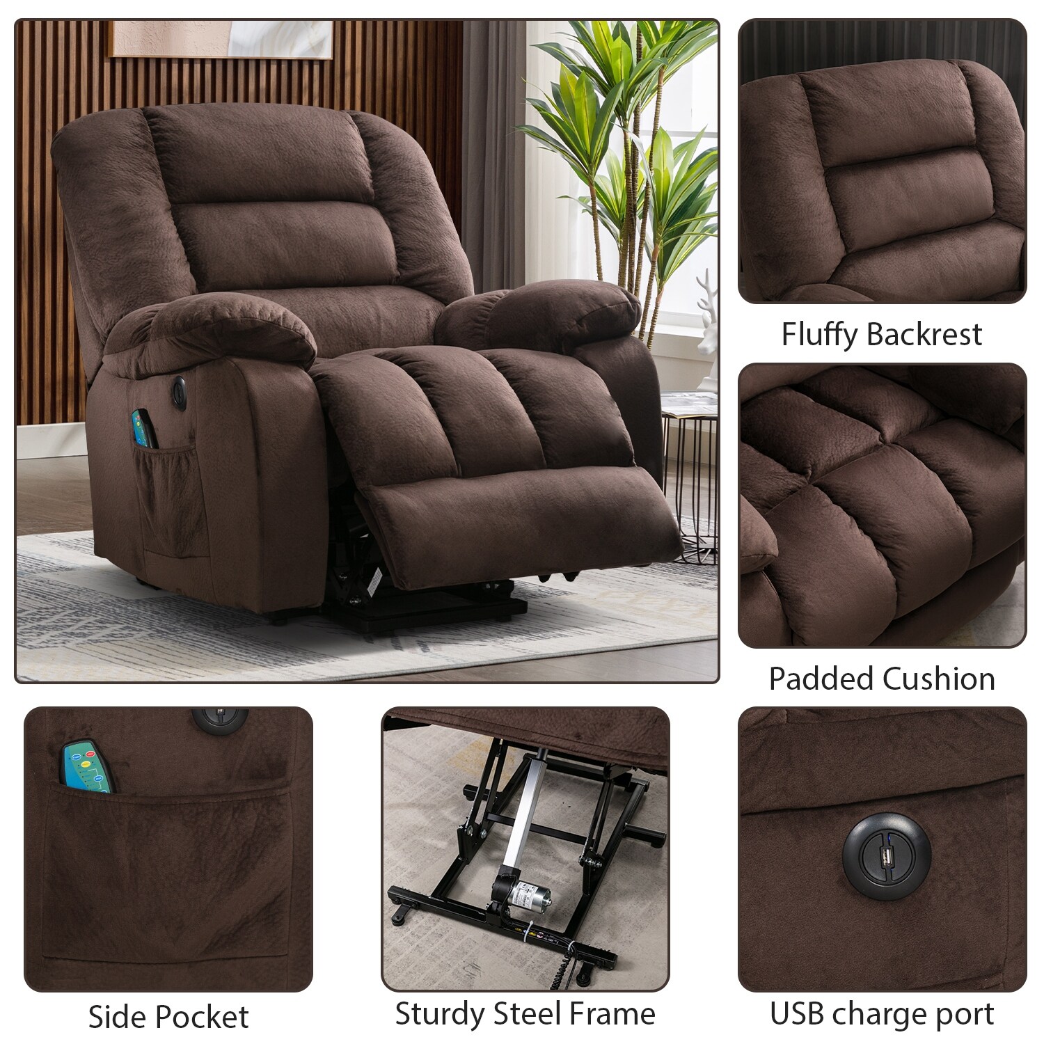 Big fluffy recliners shop