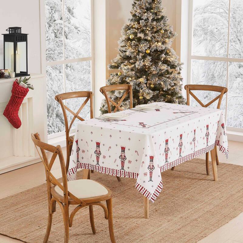 Avanti Nutcracker Candy 60" x 102" Tablecloth