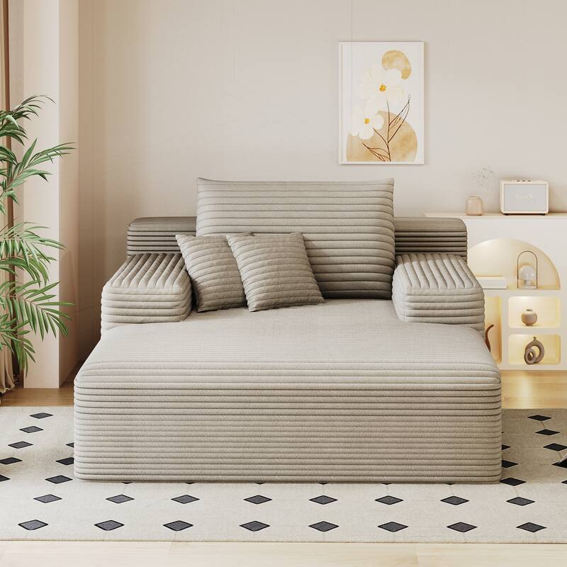 Comfortable Oversized Sofa Bed for Relaxation and Multipurpose Use