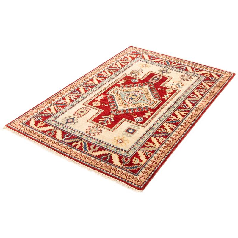 ECARPETGALLERY Hand-knotted Jules Serapi Red Wool Rug - 5'4 x 7'10