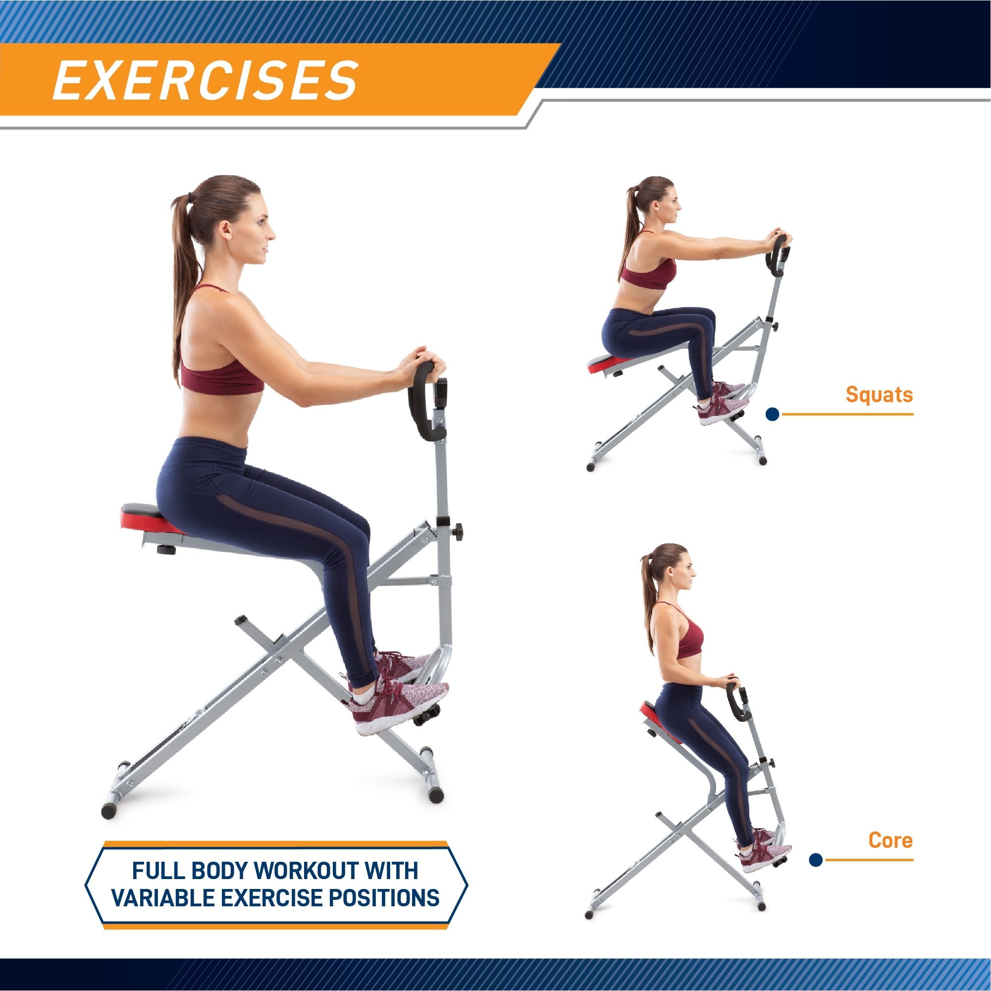 The Marcy Squat Rider Machine XJ-6334 is a light and compact squat machine ...