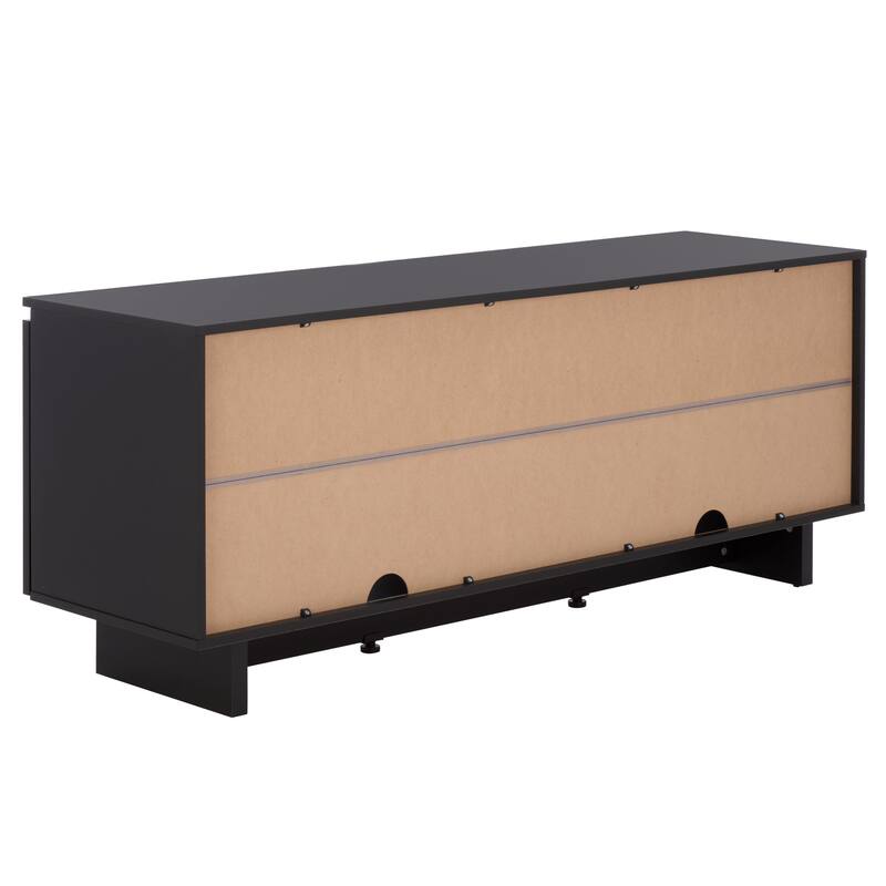 SAFAVIEH Home Quaid 4-Door Sideboard - 62"W x 18"D x 25"H