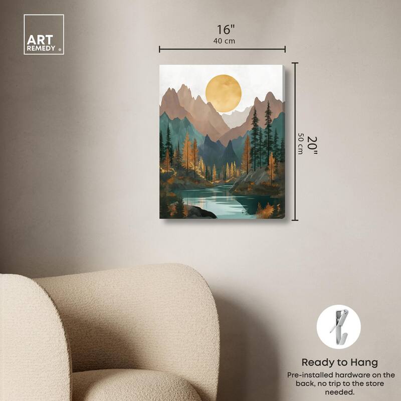Secrets of the Lake II Canvas by Art Remedy, Gallery Wrapped