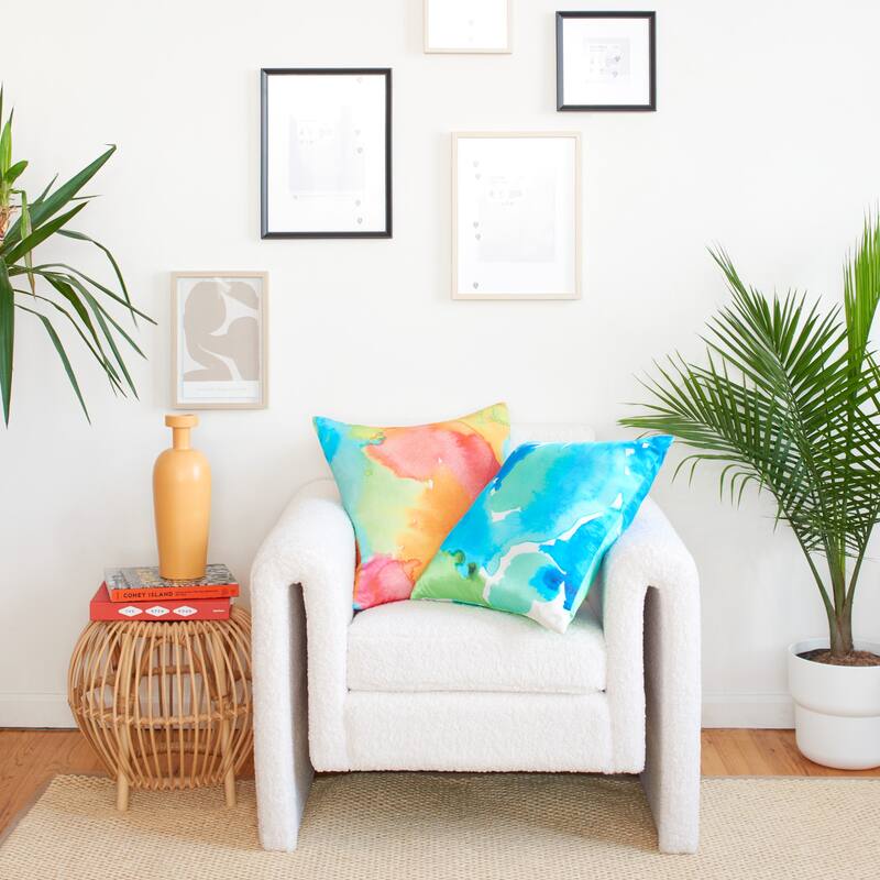 Rochelle Porter Carribean Sea Decorative Pillow