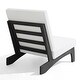 preview thumbnail 100 of 102, Beach-Style Outdoor Teak Club Chair Set Loveseate with Plush All-Weather Cushions