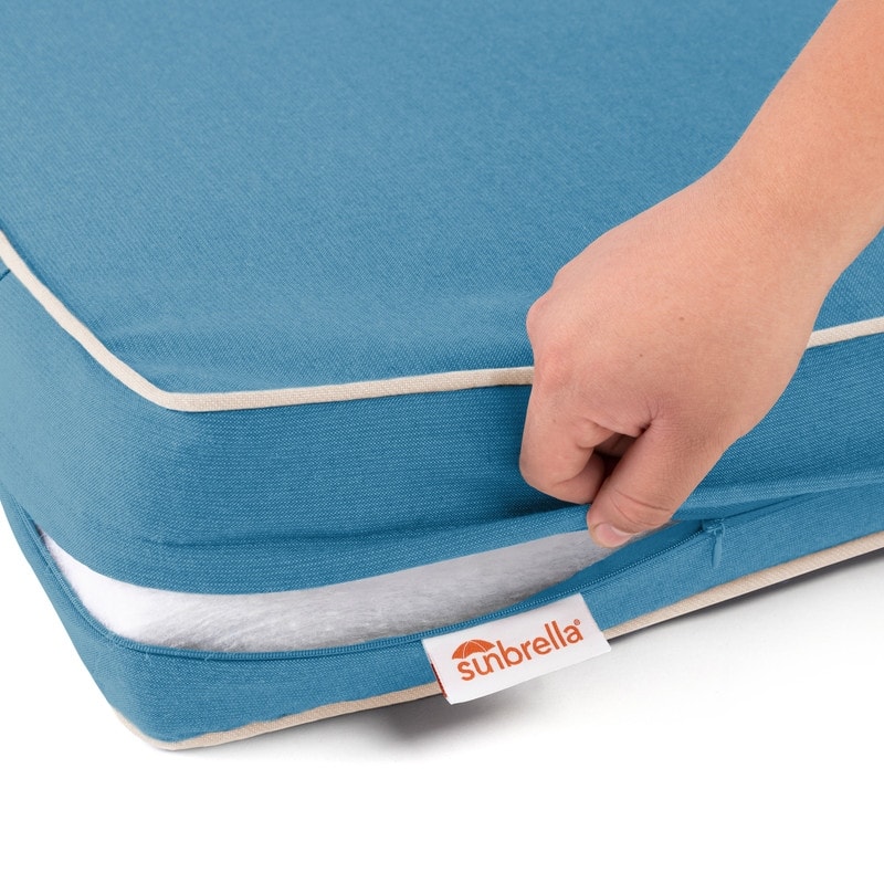 Sunbrella Contrast Corded Deep Seat Cushion by Austin Horn Classics