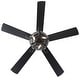 preview thumbnail 17 of 33, 52" Flush Mount 5-Blade Modern Crystal Indoor Ceiling Fan with Light Kit and Remote